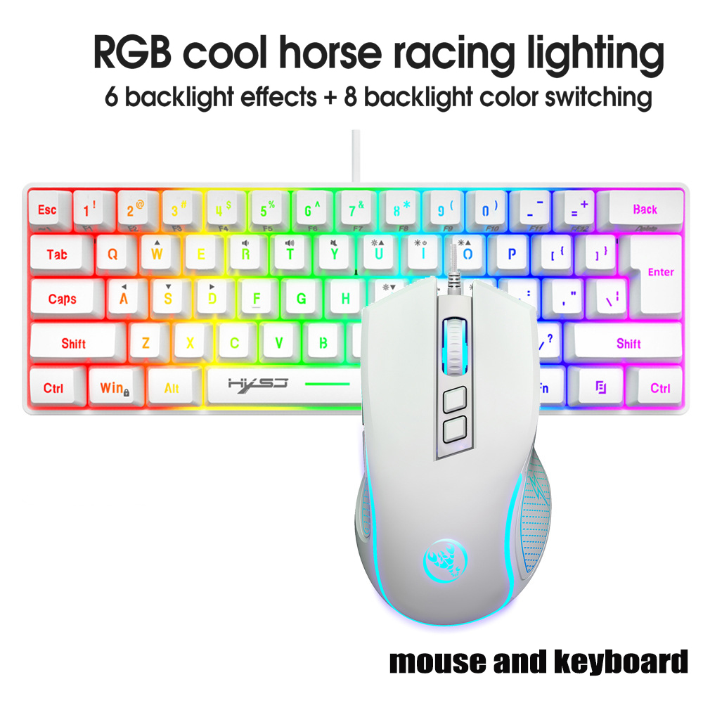 Gaming Keyboard And Mouse Combo Wireless - Kit Gamer de Teclado e Mouse,