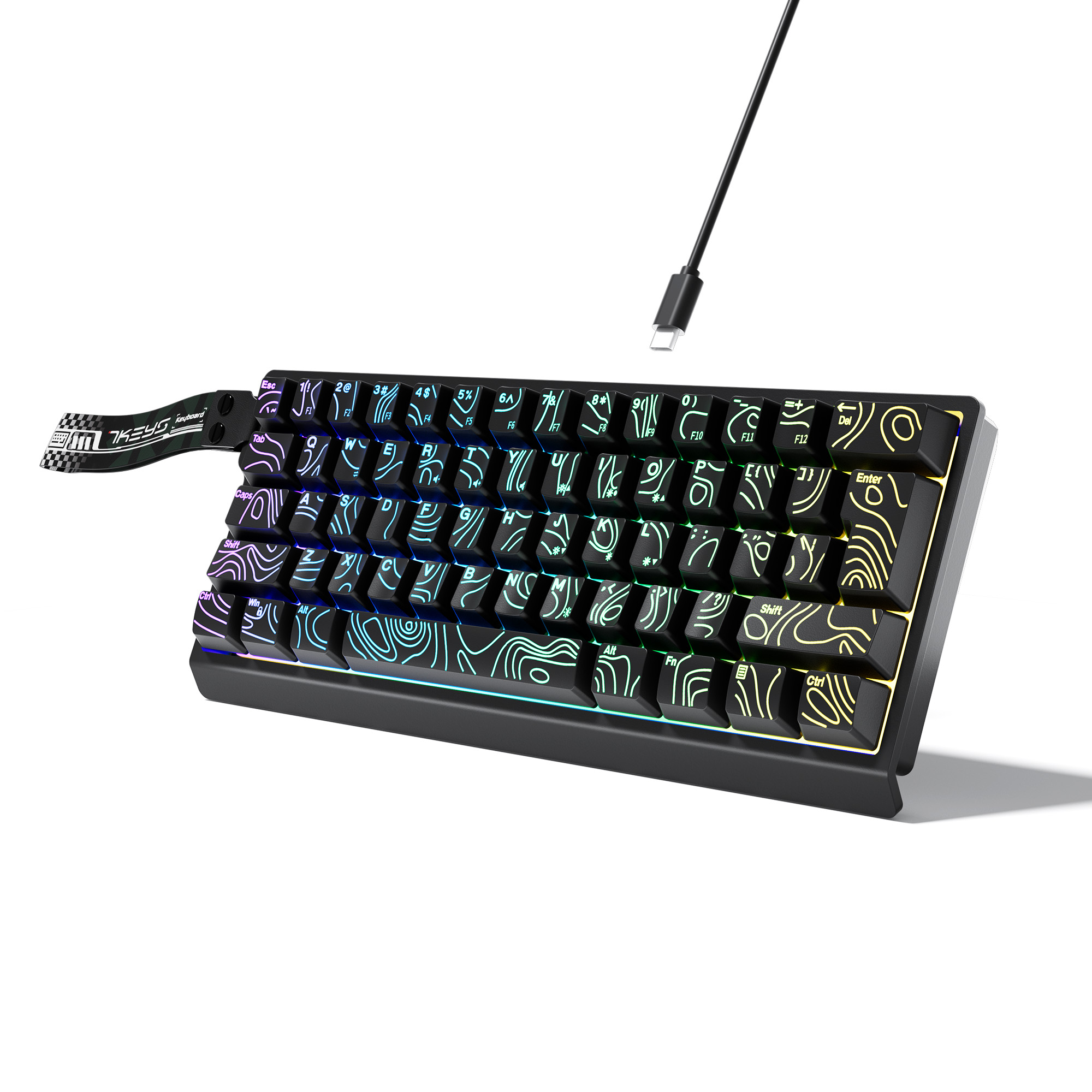 Gaming Keyboard And Mouse For Xbox - Teclado Compacto com Fio 60% com