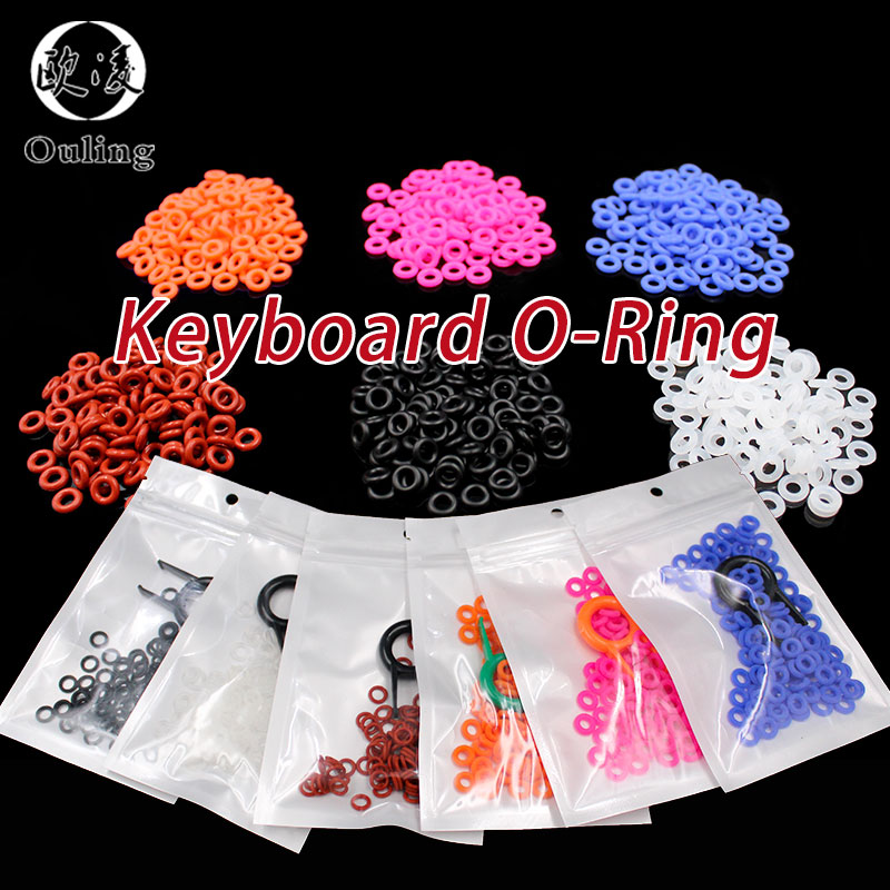 Keycap Puller Ring - 125 Peças de Anéis O-Ring para