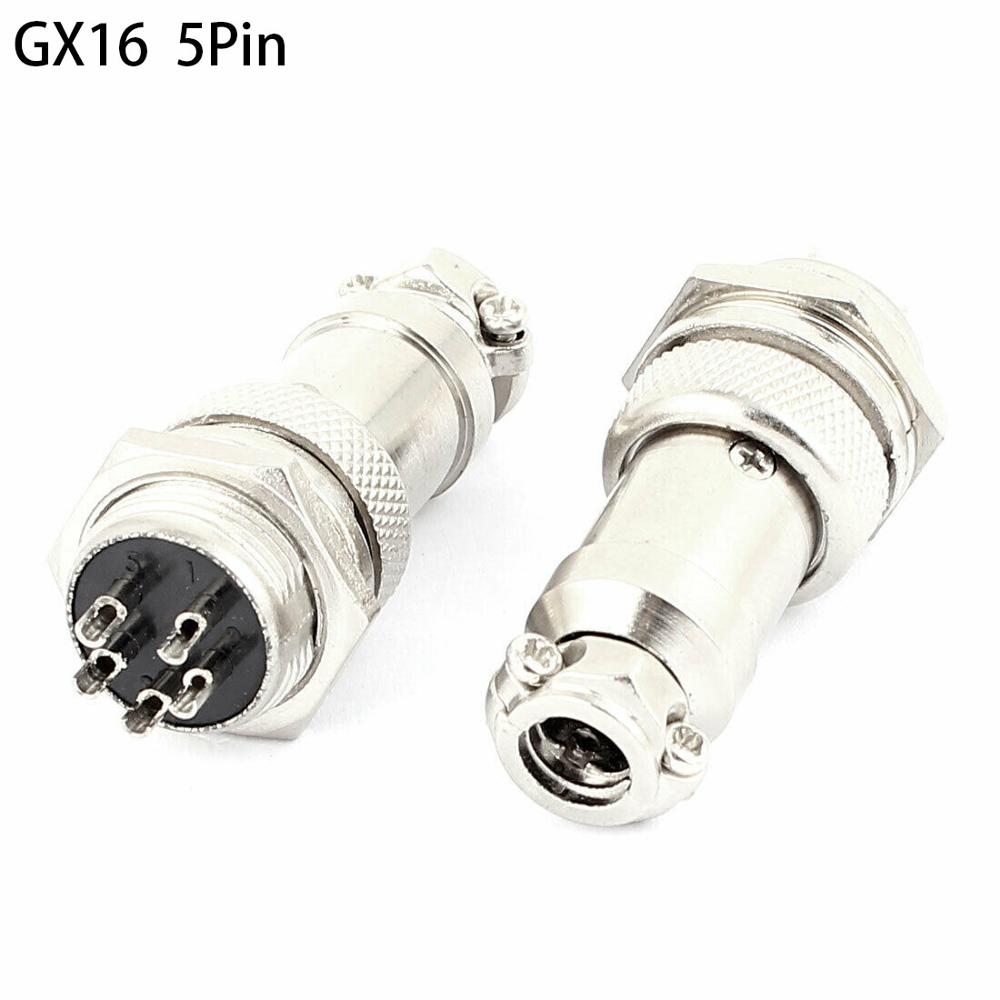 Aviator Connector Kit - 1 conjunto gx16 5p aviação plug