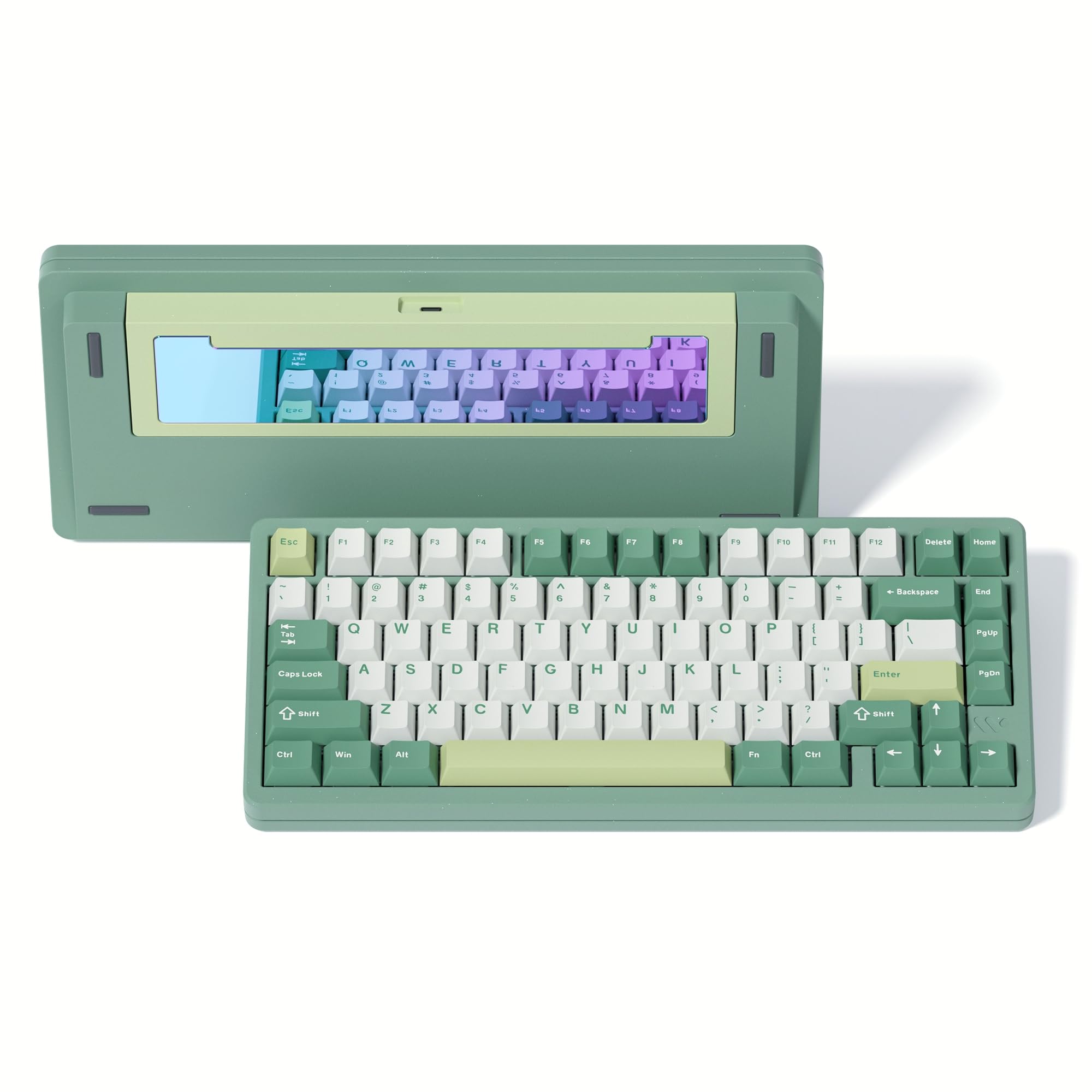 Gaming Keyboard Hot Swappable - Womier sk75 sem fio de alumínio