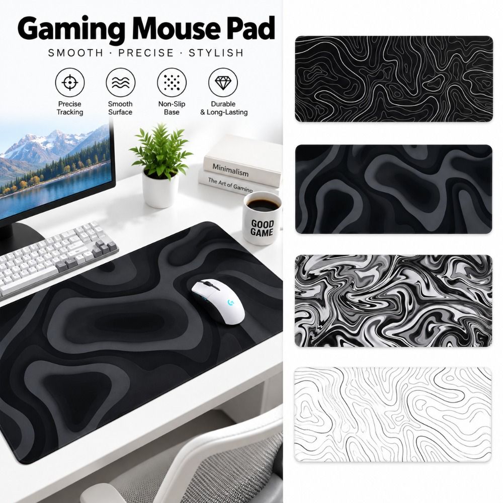 Keyboard Gaming Black - Tapete de rato para jogos com