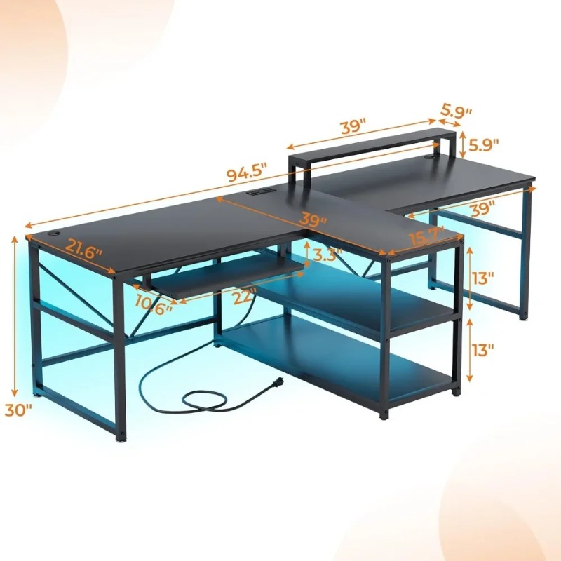 Mesa de Computador para Escrit - Gaming Keyboard Hand avaliação e preço