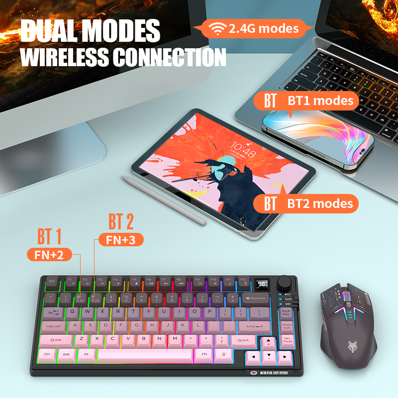 2.4G – Teclado e rato sem fios - Gaming Keyboard And Mouse Combo Wireless avaliação e preço