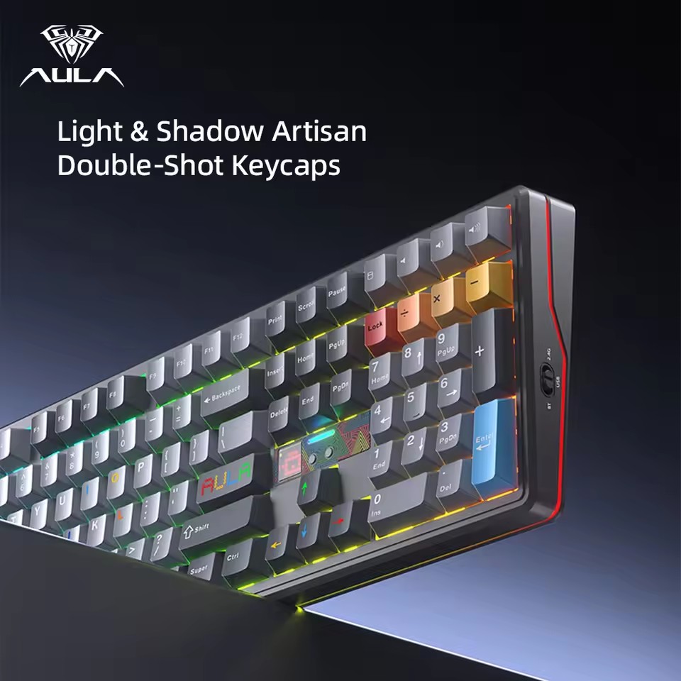 Teclado Gamer Sem Fio Aula F10 - Gaming Keyboard Bluetooth avaliação e preço