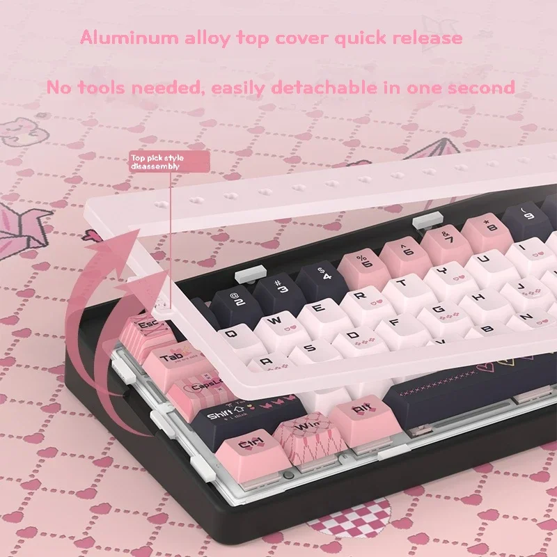 Reccazr r66 papel plan66 kit d - Gaming Keyboard Hot Swappable avaliação e preço