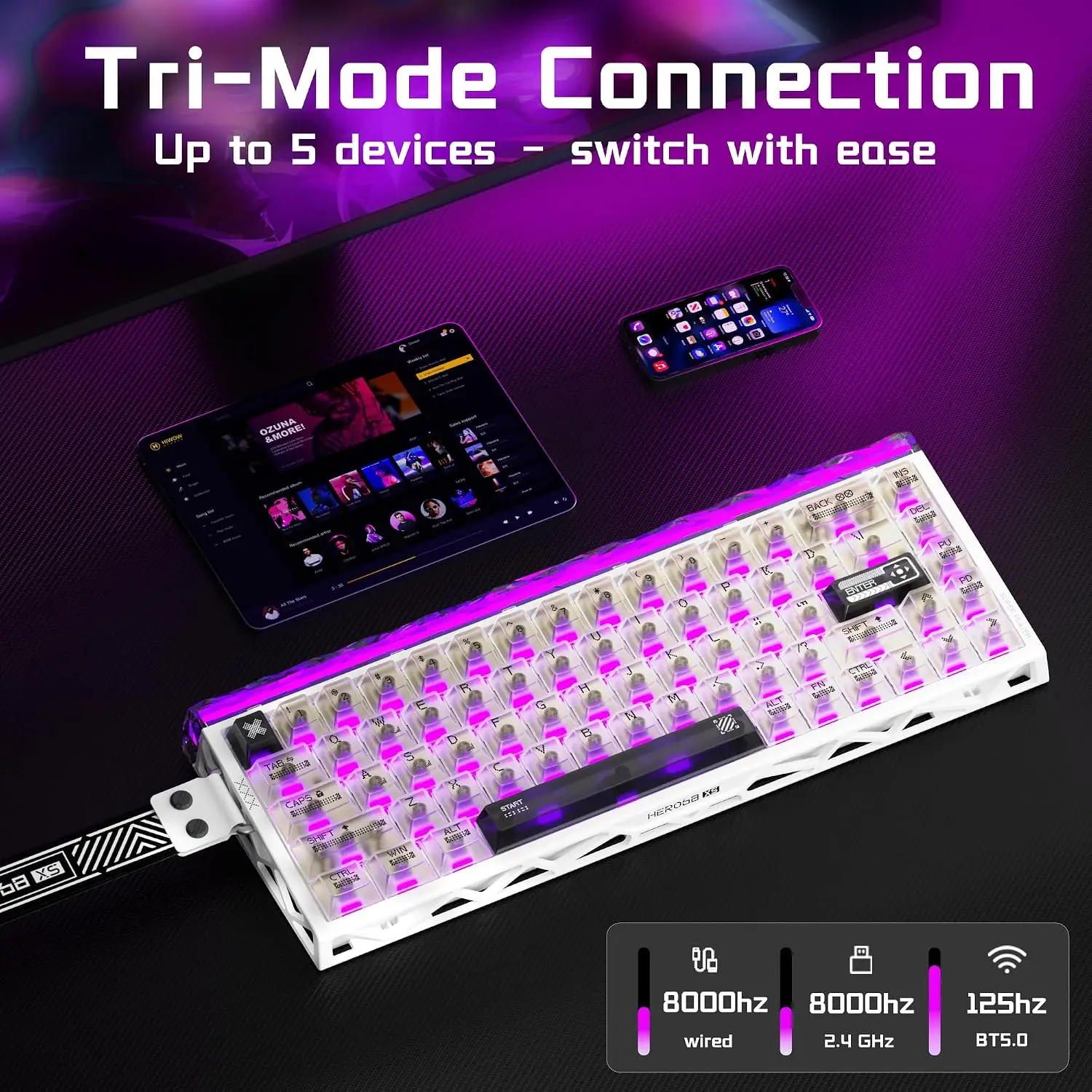 Teclado Gamer Magnético Aula H - Gaming Keyboard Wireless avaliação e preço