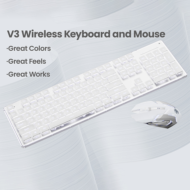 Conjunto de teclado e mouse de - Gaming Keyboard And Mouse Combo Wireless avaliação e preço