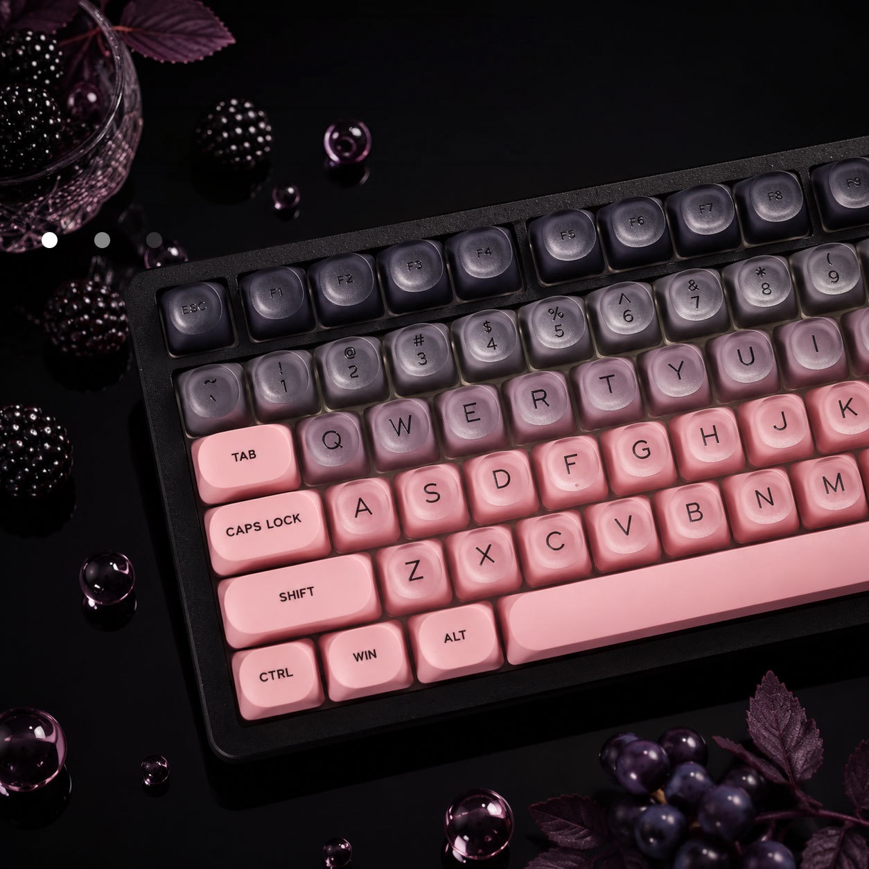 Conjunto de teclas de cristal  - Keyboard Gaming Black avaliação e preço