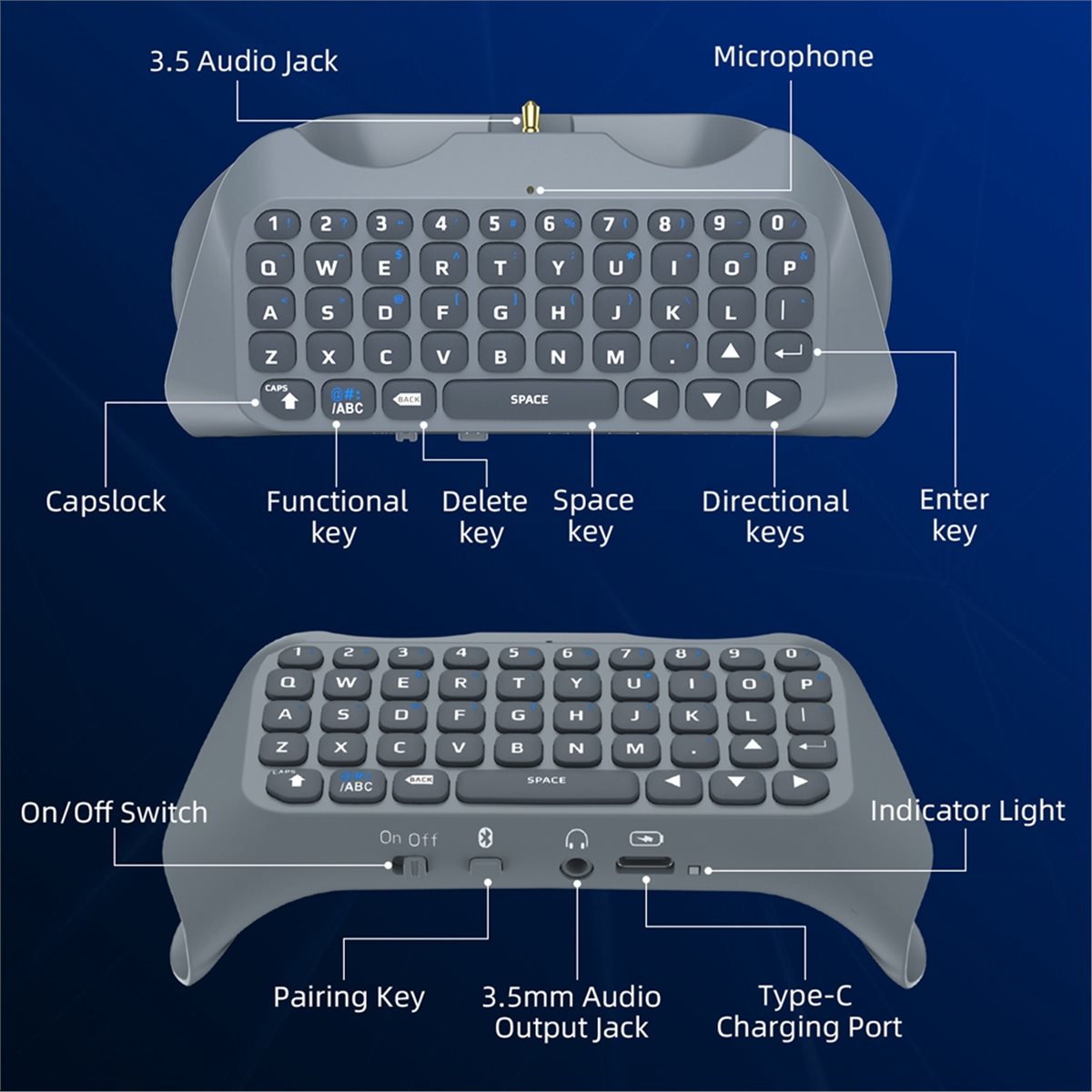 Teclado Sem Fio para Jogos goo - Gaming Keyboard Wireless avaliação e preço