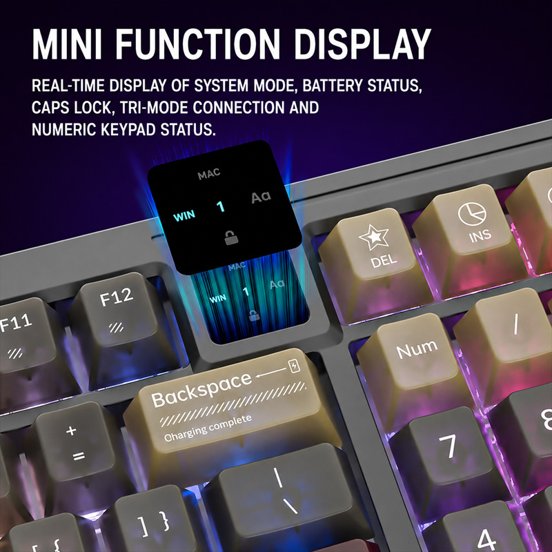 Combo de Teclado Mecânico Sile - Gaming Keyboard And Mouse Combo Wireless avaliação e preço