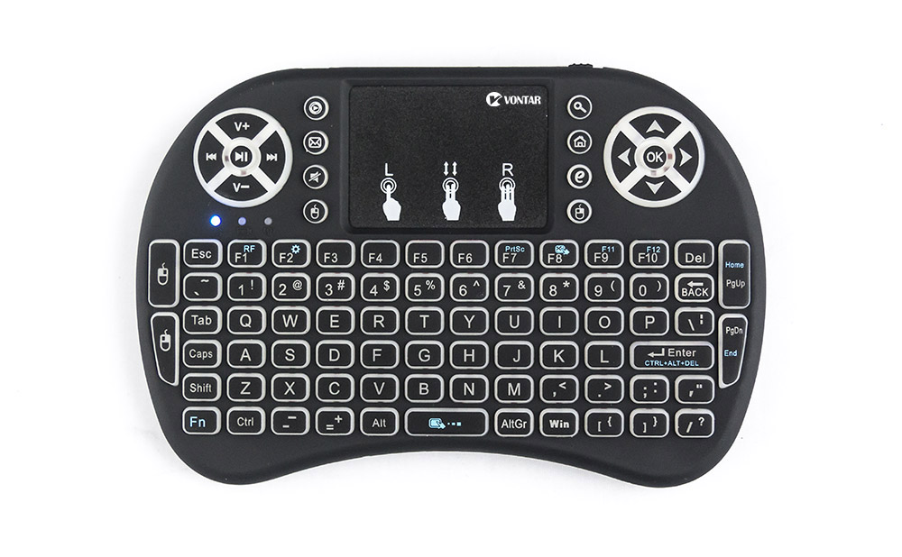 Teclado Sem Fio VONTAR I8 Vers - Gaming Keyboard Hand avaliação e preço