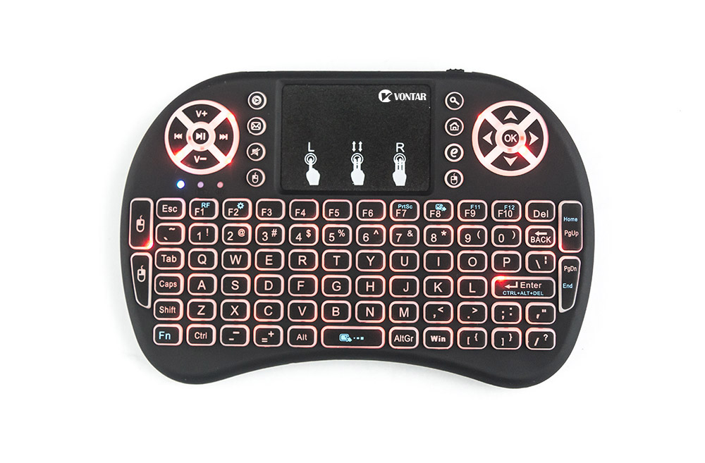 Teclado Sem Fio VONTAR I8 Vers - Gaming Keyboard Hand avaliação e preço