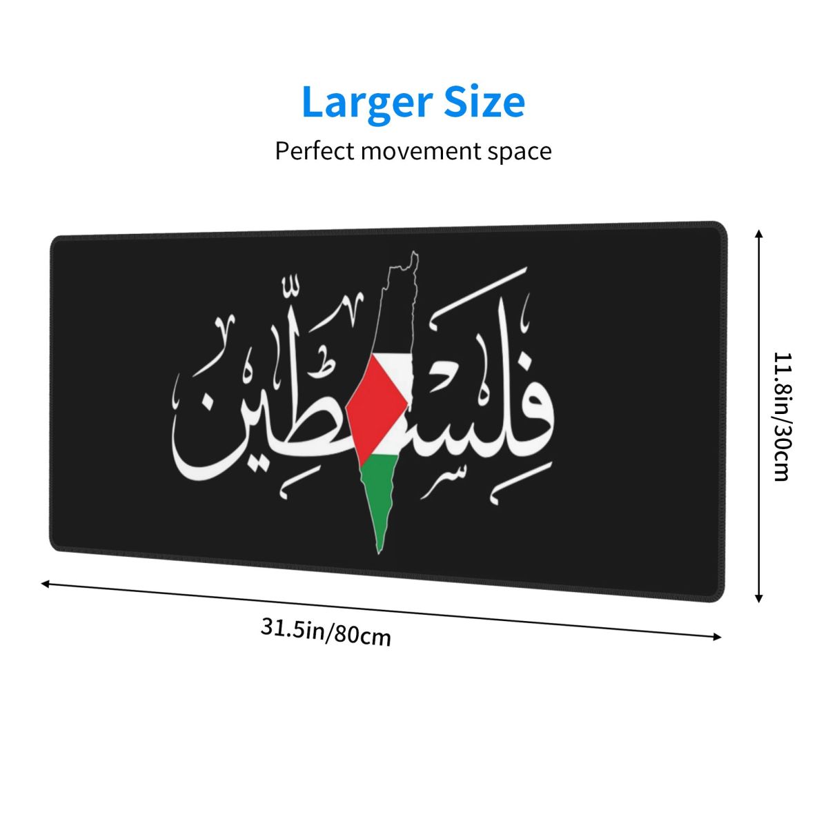 Mouse Pad Grande com Caligrafi - Gaming Keyboard Name avaliação e preço