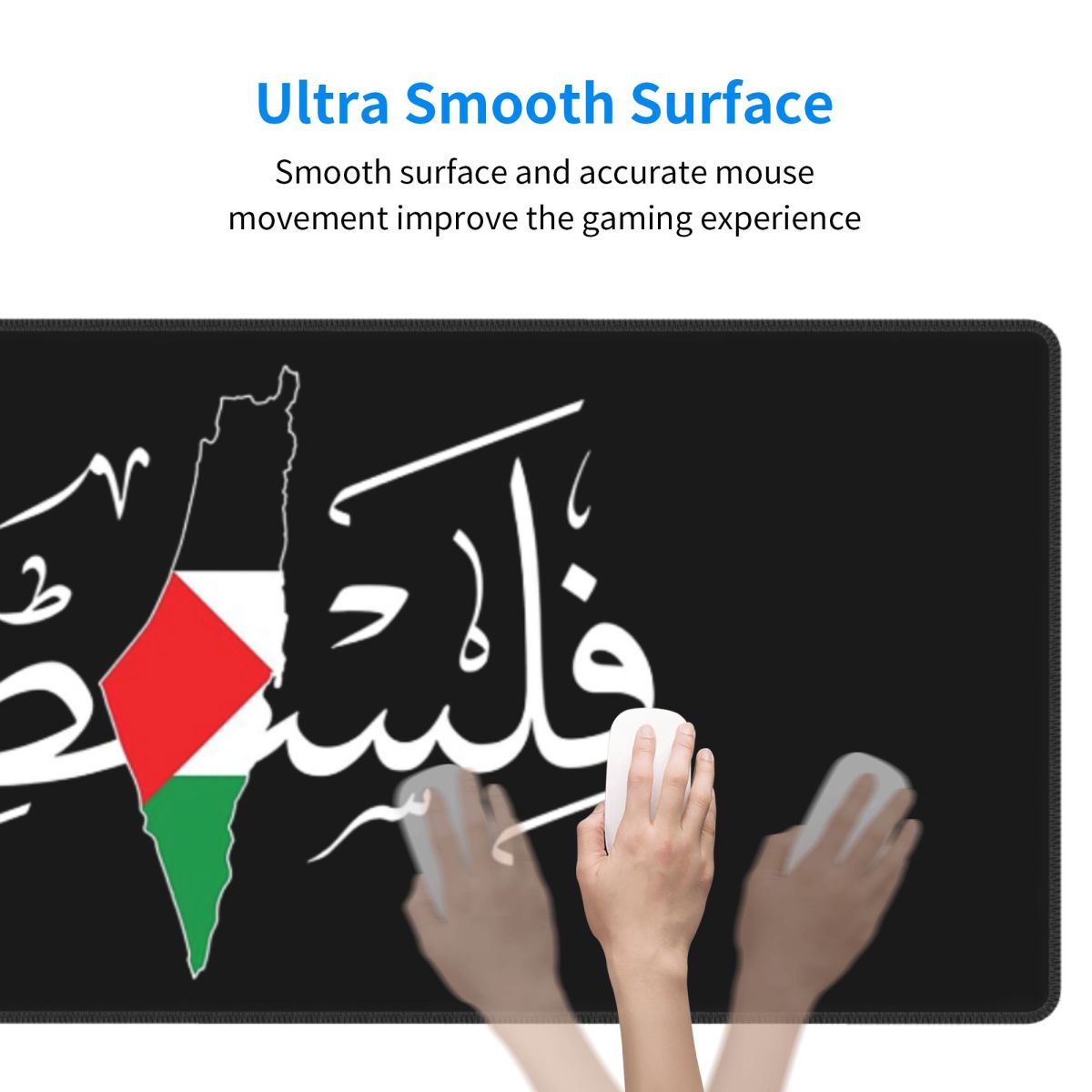 Mouse Pad Grande com Caligrafi - Gaming Keyboard Name avaliação e preço
