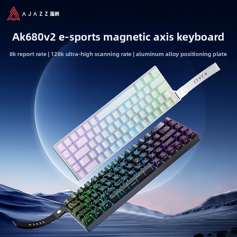 Teclado Mecânico AJAZZ AK680 V - Gaming Keyboard Hot Swappable avaliação e preço
