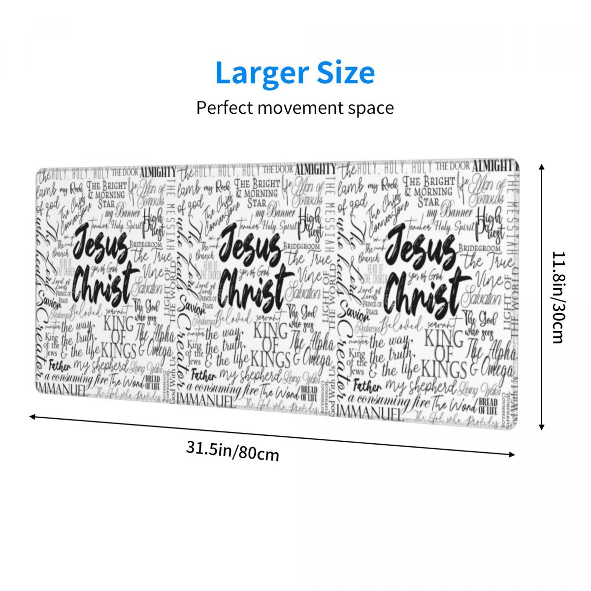 Mouse Pad Grande com Nomes de  - Gaming Keyboard Name avaliação e preço